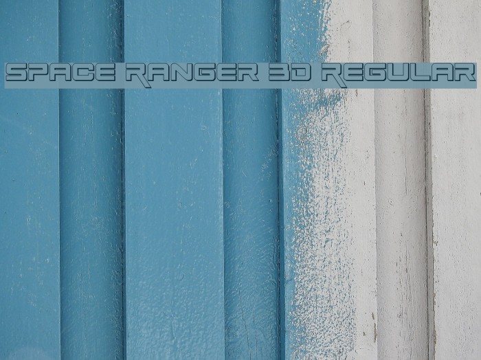 Space Ranger 3D Regular Example 2