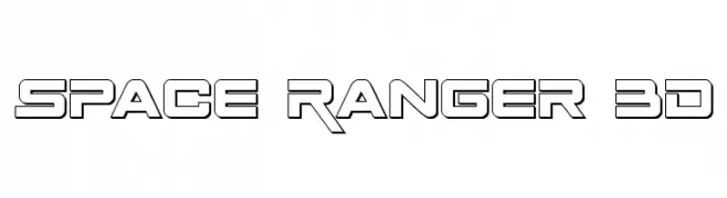 Space Ranger 3D  Скачать бесплатные шрифты