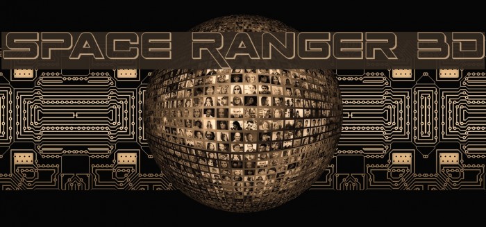 Space Ranger 3D Font examples