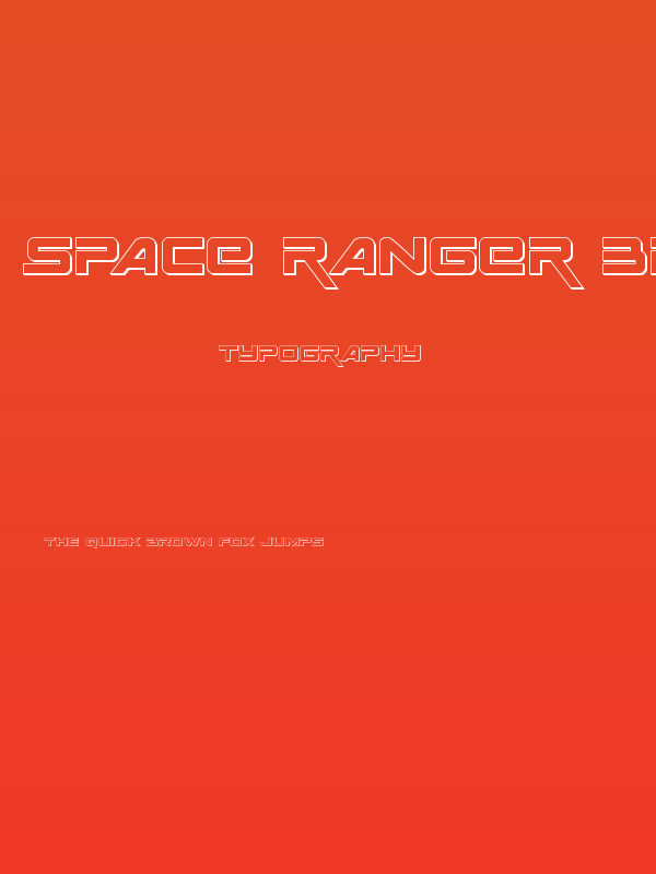Space Ranger 3D Poster