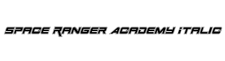 Space Ranger Academy Italic  لخطوط تنزيل