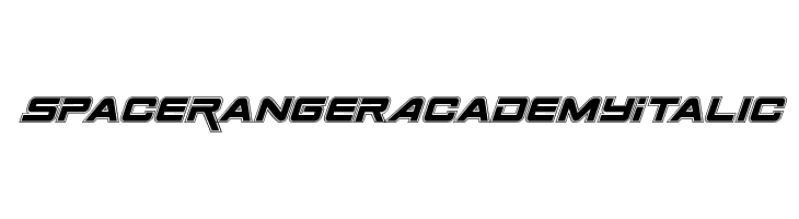 Space Ranger Academy Italic  Frei Schriftart Herunterladen