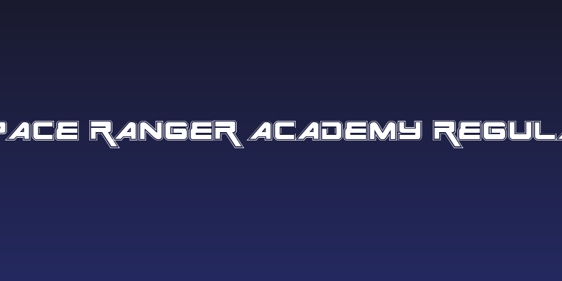 Space Ranger Academy Regular Social Header