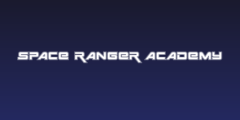 Space Ranger Academy Social Header
