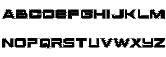 Space Ranger Academy Font LOWERCASE