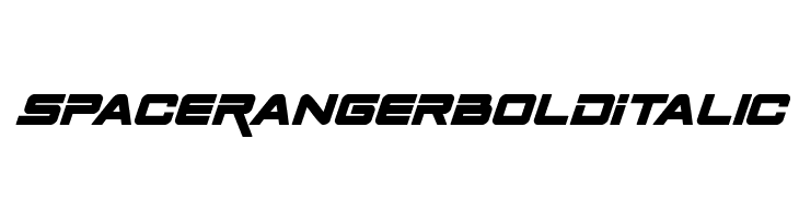 Space Ranger Bold Italic  Frei Schriftart Herunterladen