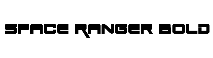 Space Ranger Bold  les polices de caractères gratuit tlcharger
