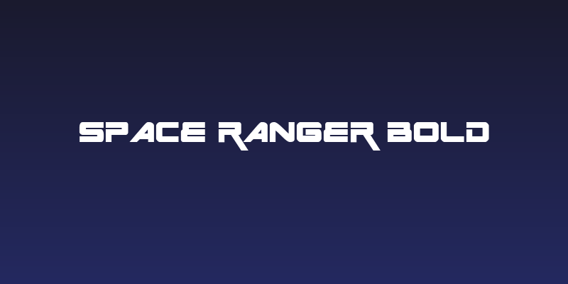 Space Ranger Bold Social Header