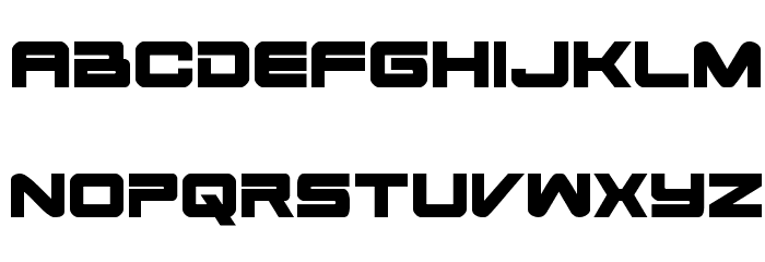 Space Ranger Bold Font LOWERCASE
