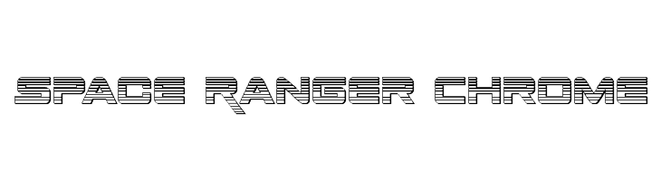 Space Ranger Chrome  font caratteri gratis
