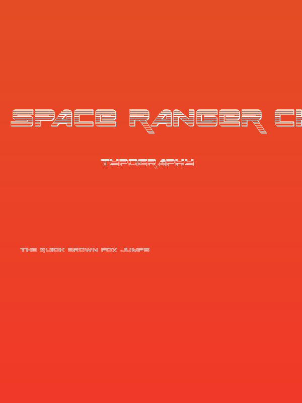 Space Ranger Chrome Poster