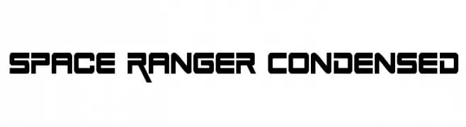 Space Ranger Condensed  Free Fonts Download
