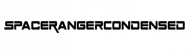 Space Ranger Condensed  Frei Schriftart Herunterladen