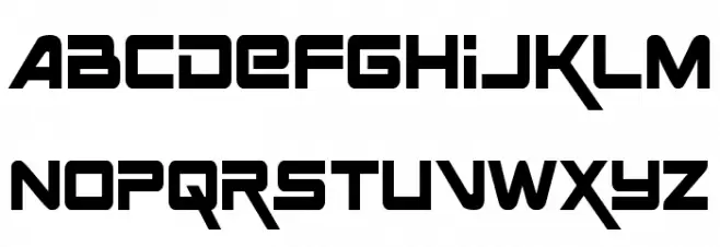 Space Ranger Condensed Шрифта ВЕРХНИЙ