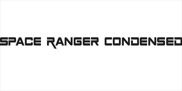 Space Ranger Condensed Logo