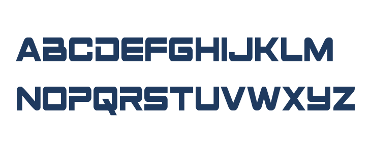 Space Ranger Condensed Lowercase