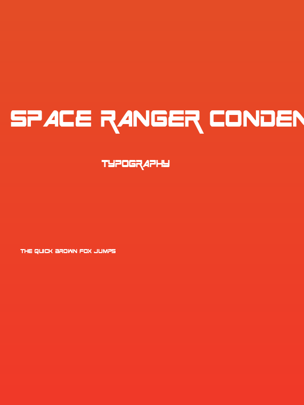 Space Ranger Condensed Poster