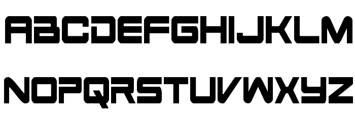 Space Ranger Condensed Font LOWERCASE