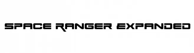 Space Ranger Expanded  Fuentes Gratis Descargar