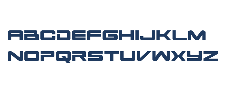 Space Ranger Expanded Lowercase