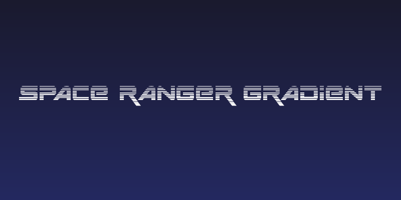 Space Ranger Gradient Social Header