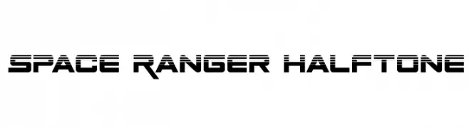 Space Ranger Halftone  नि: शुल्क फ़ॉन्ट्स डाउनलोड