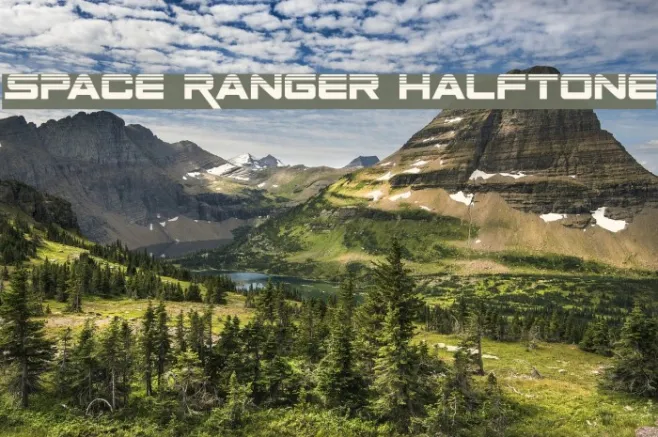 Space Ranger Halftone Example 2