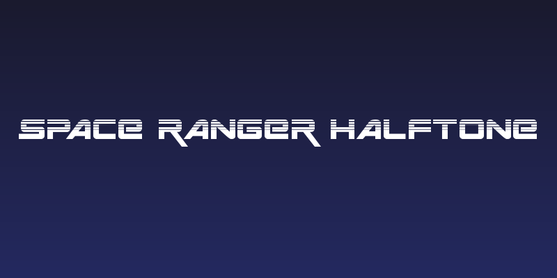 Space Ranger Halftone Social Header