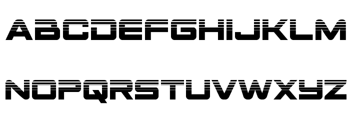 Space Ranger Halftone Font LOWERCASE