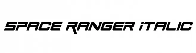 Space Ranger Italic  Fuentes Gratis Descargar