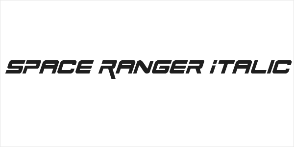 Space Ranger Italic Logo