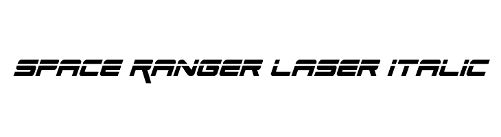 Space Ranger Laser Italic  フリーフォントのダウンロード