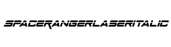 Space Ranger Laser Italic  les polices de caractères gratuit tlcharger