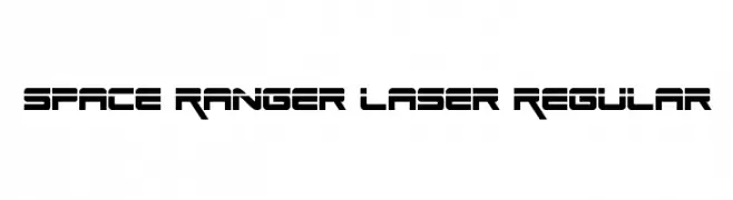 Space Ranger Laser Regular  Fuentes Gratis Descargar