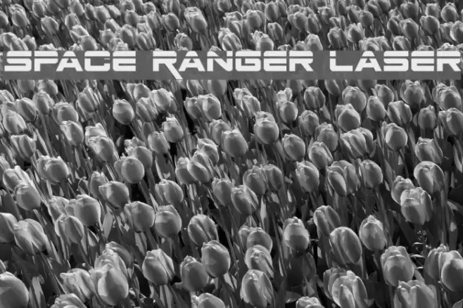 Space Ranger Laser Font examples