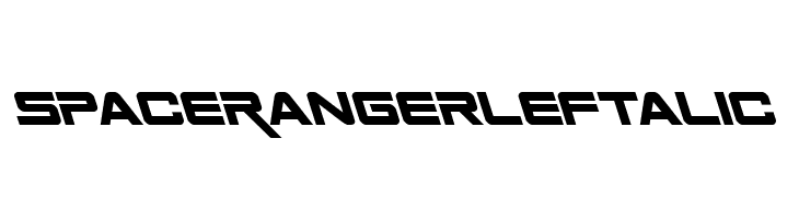 Space Ranger Leftalic  Free Fonts Download