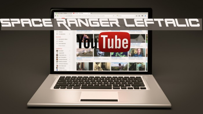 space ranger leftalic 字体