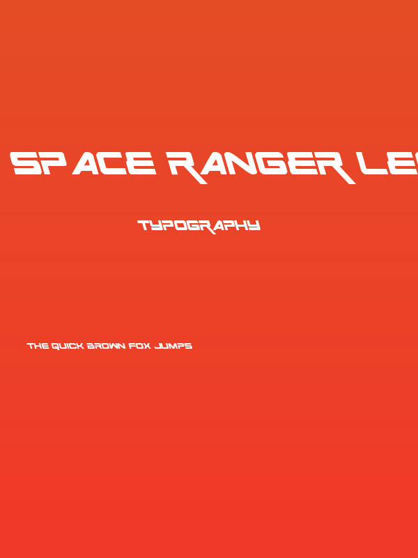 Space Ranger Leftalic Poster