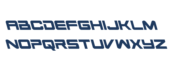 Space Ranger Leftalic Lowercase