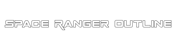 Space Ranger Outline  baixar fontes gratis