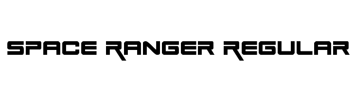 Space Ranger Regular Font