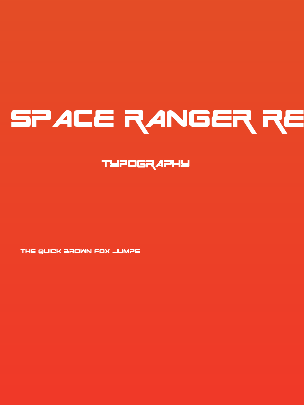 Space Ranger Regular Poster