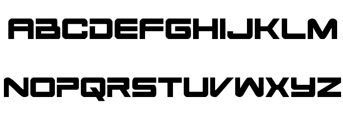 Space Ranger Regular Font LOWERCASE