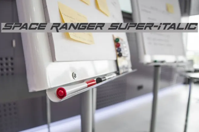Space Ranger Super-Italic Example 2