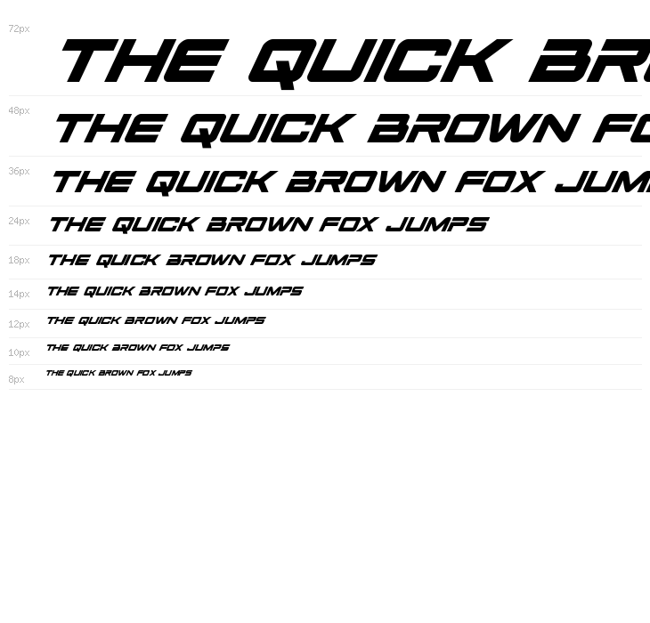 Space Ranger Super-Italic Waterfall