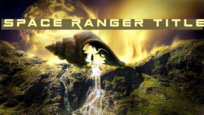 Space Ranger Title Example 3