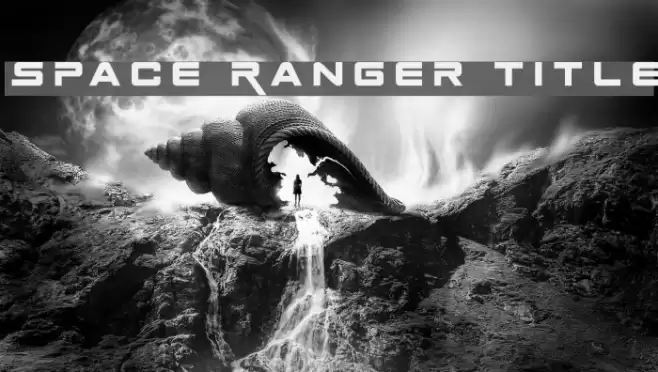 Space Ranger Title Font examples