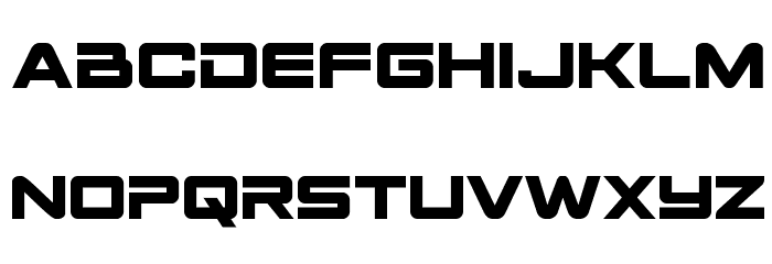 Space Ranger Font LOWERCASE