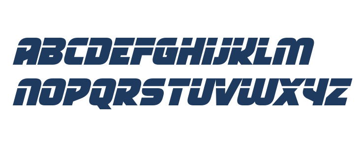 Space Rave Italic Lowercase