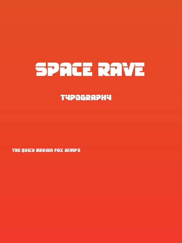 Space Rave Poster
